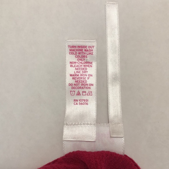 Justice tank style top burgundy size youth 12 - Picture 6 of 6